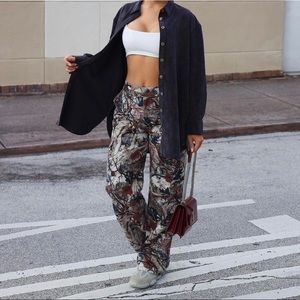 Camouflage cargo pants